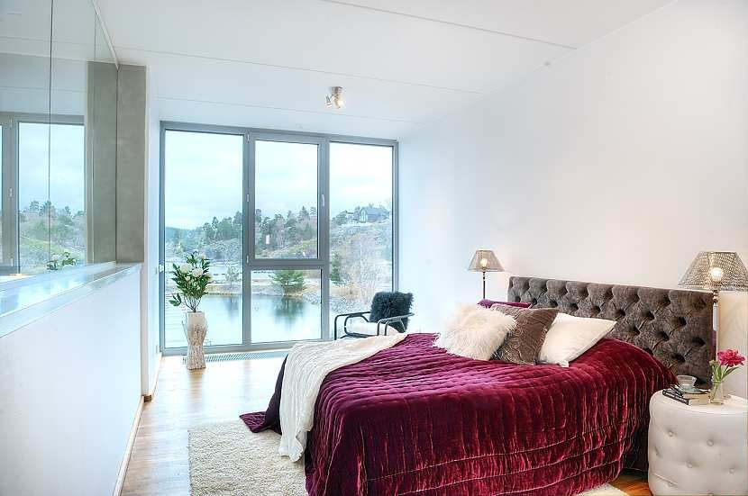 chambre maison d'architecte