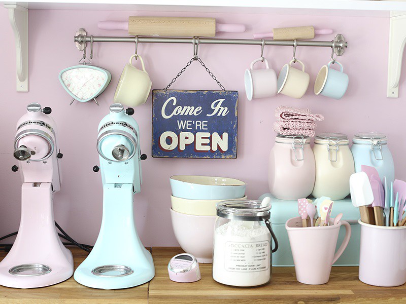 On décode la déco : une cuisine vintage et pastel
