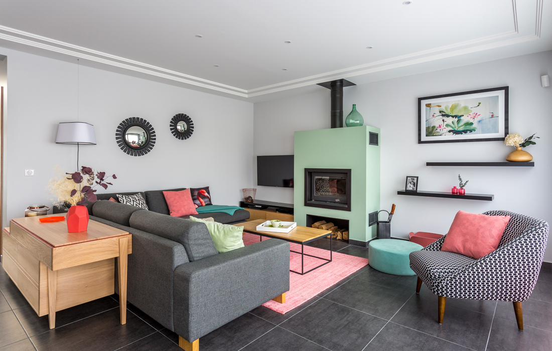 séjour maison familiale contemporaine