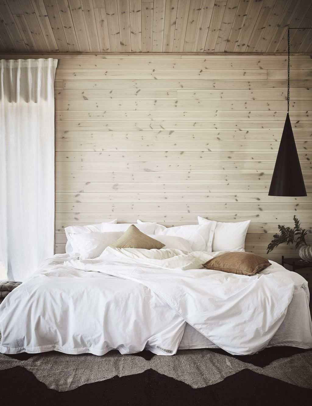 chambre maison scandinave décoration contemporaine