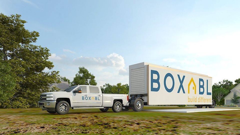 transport tiny house 35m2 dépliable Elon Musk