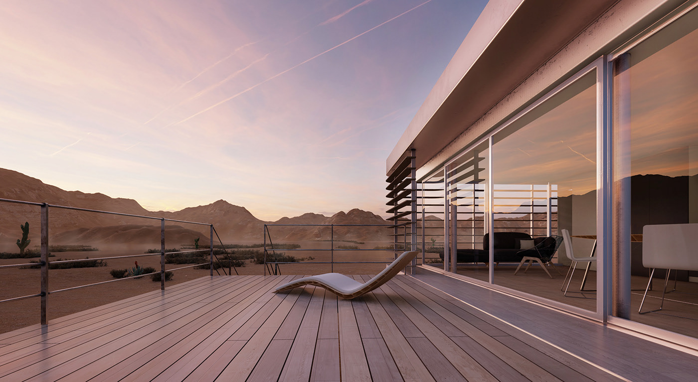 tiny house de 50m2 : terrasse