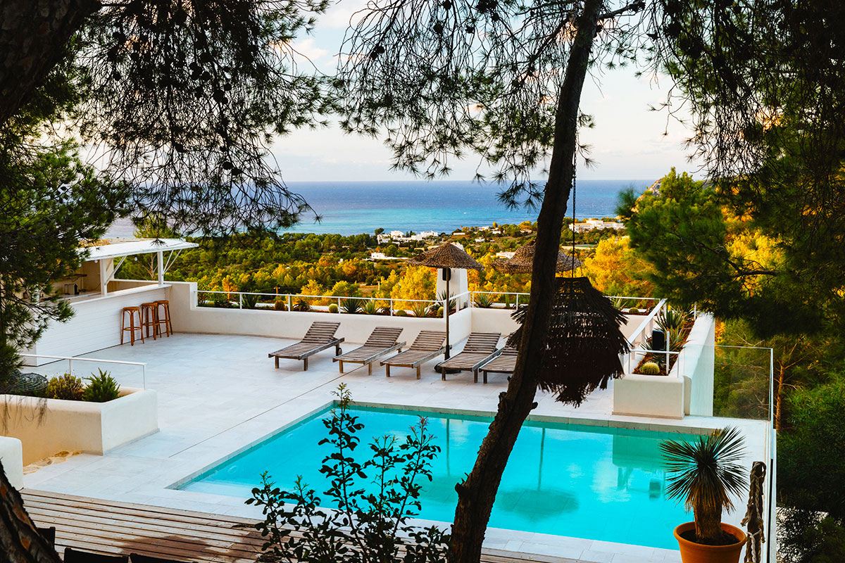 terrasse avec piscine