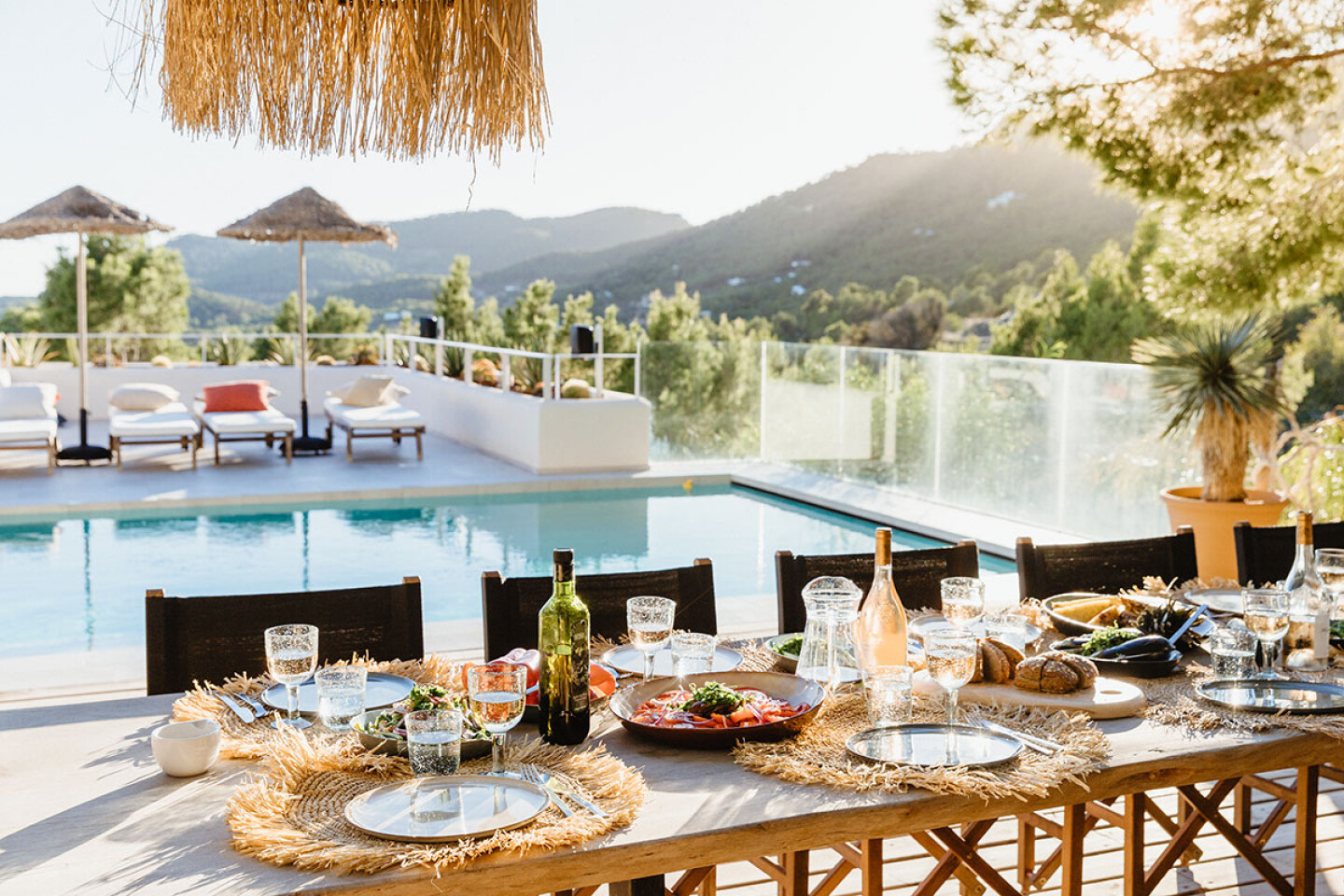 terrasse avec piscine