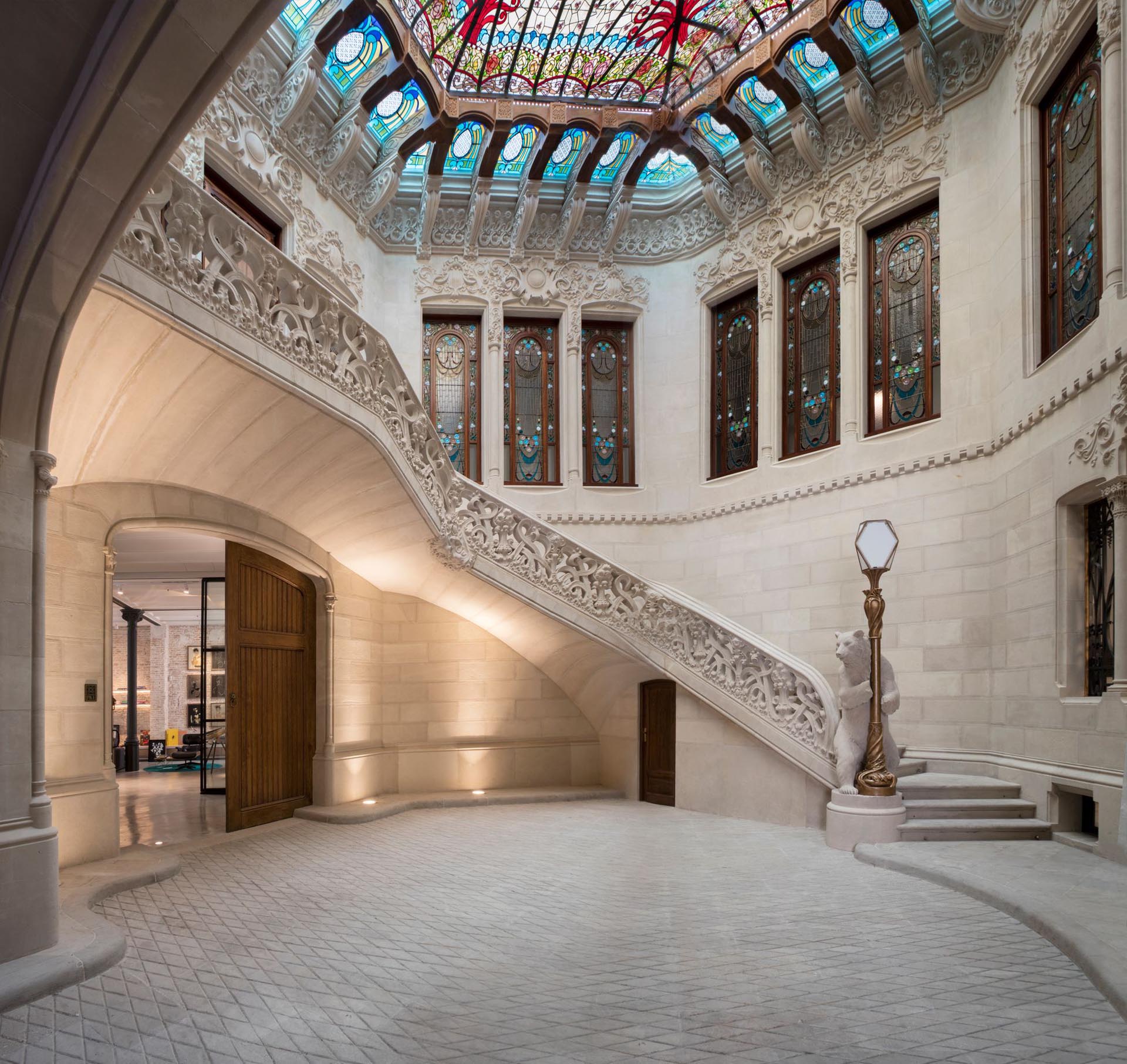 bâtiment Art Nouveau Barcelone