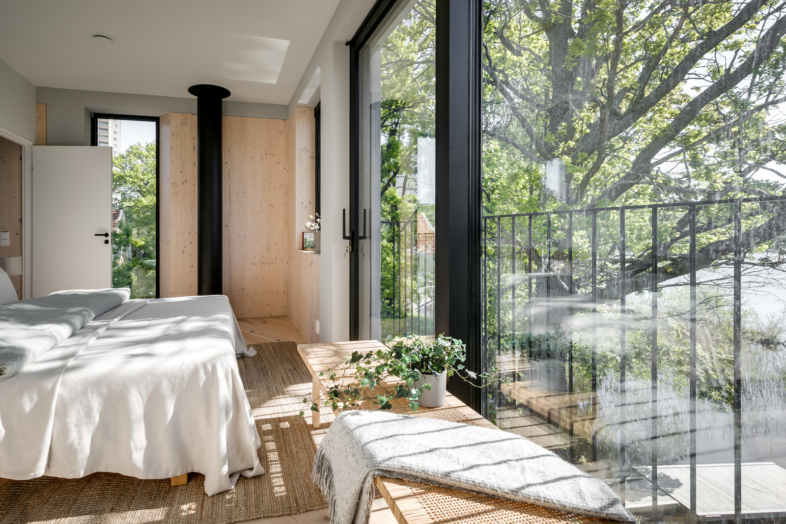 chambre maison contemporaine à l chambre maison contemporaine à l'intérieur bois