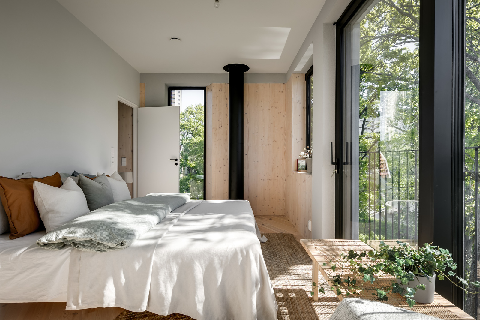 chambre maison contemporaine à l chambre maison contemporaine à l'intérieur bois