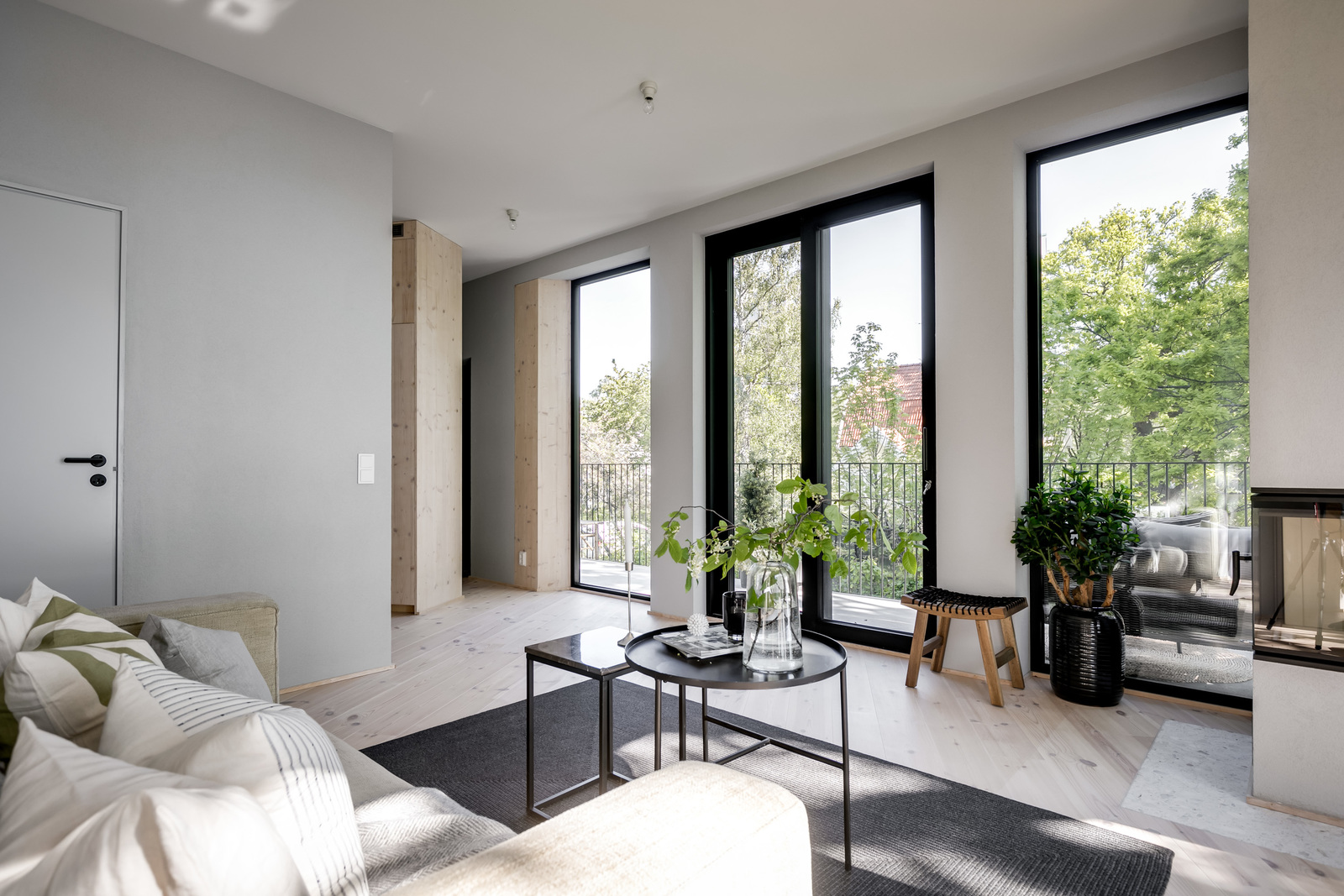 salon maison contemporaine à l salon maison contemporaine à l'intérieur bois