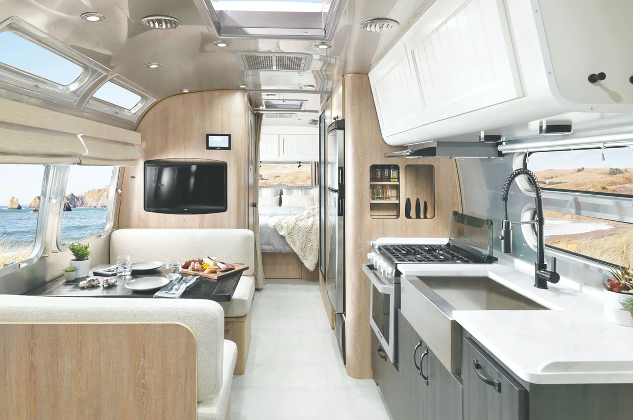 cuisine caravane Airstream Pottery Barn edition
