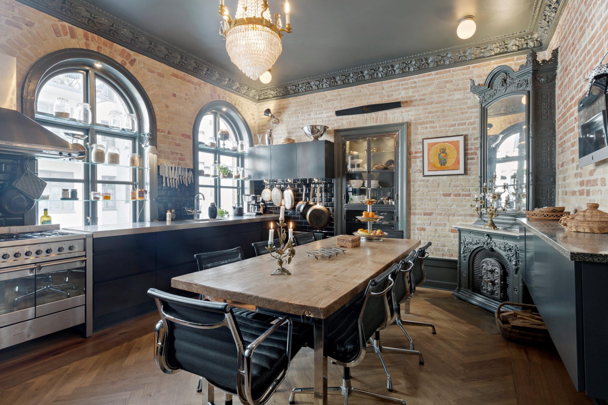 cuisine style loft dans appartement avec terrasse cuisine style loft dans appartement avec terrasse