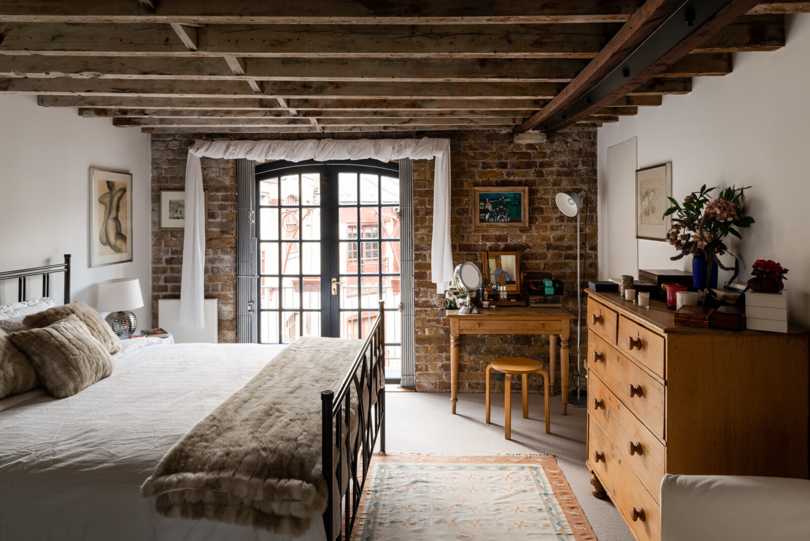 chambre avec poutres