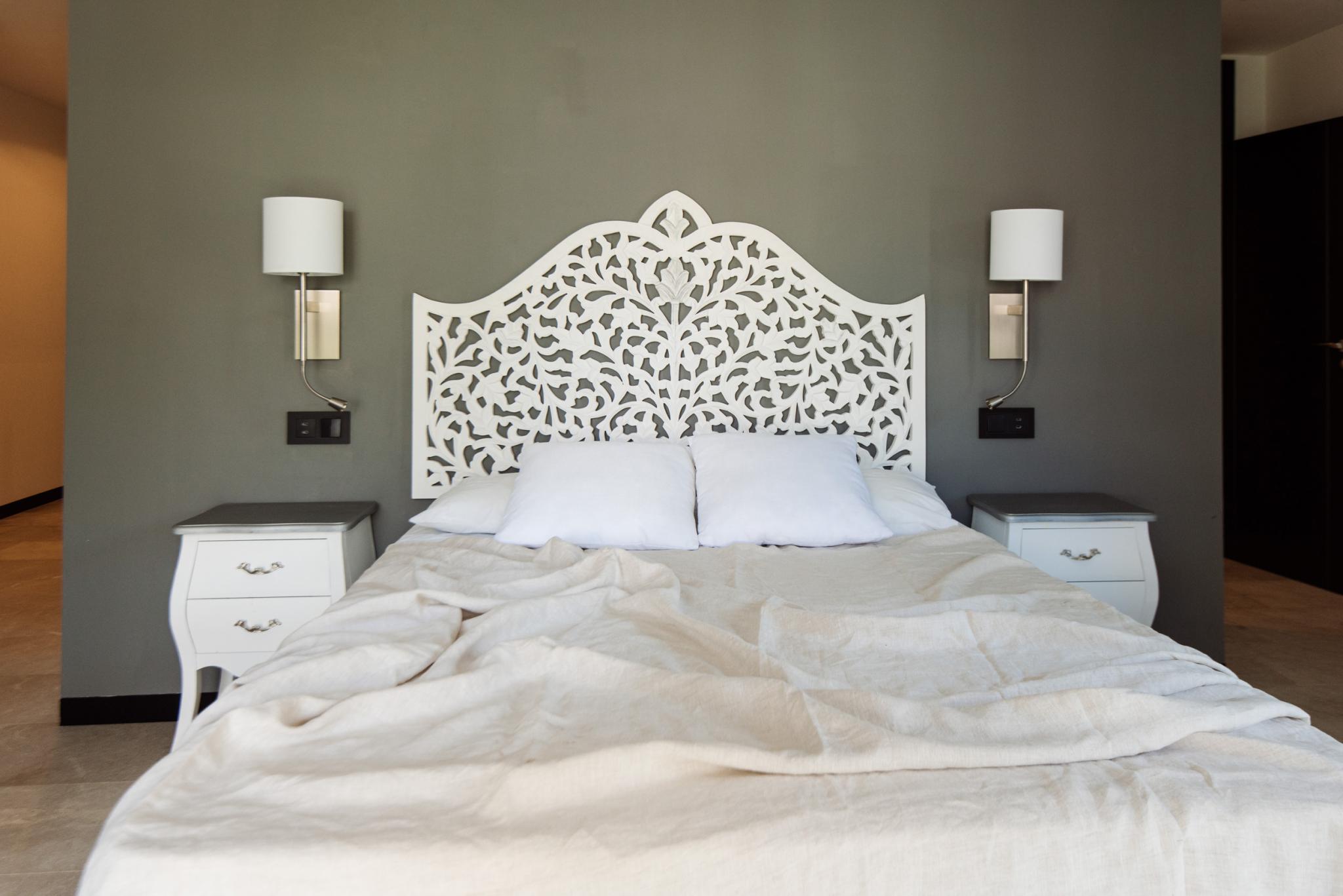 chambre mur kaki