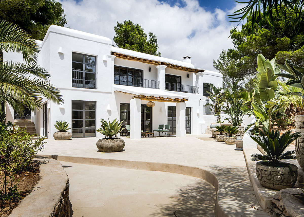 façade maison Ibiza façade maison Ibiza