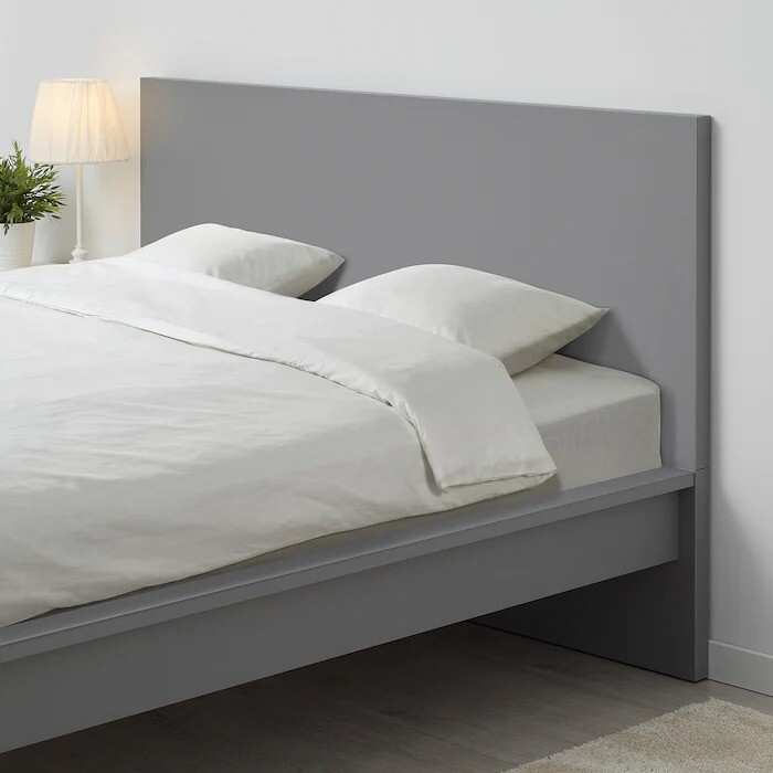 lit Malm gris