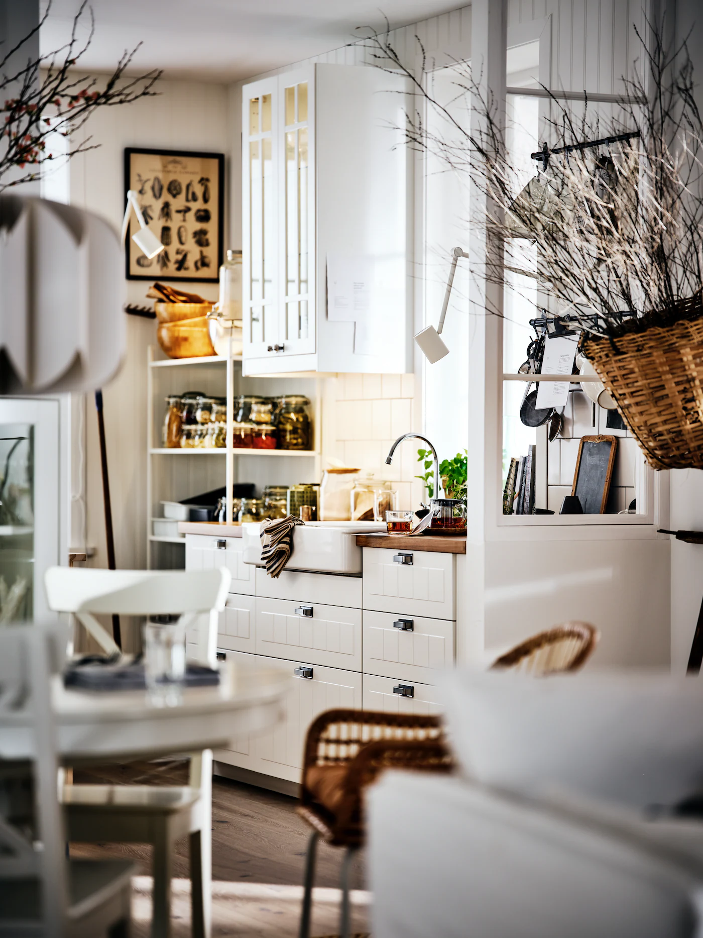 cuisine rustique blanche contemporaine cuisine rustique blanche contemporaine