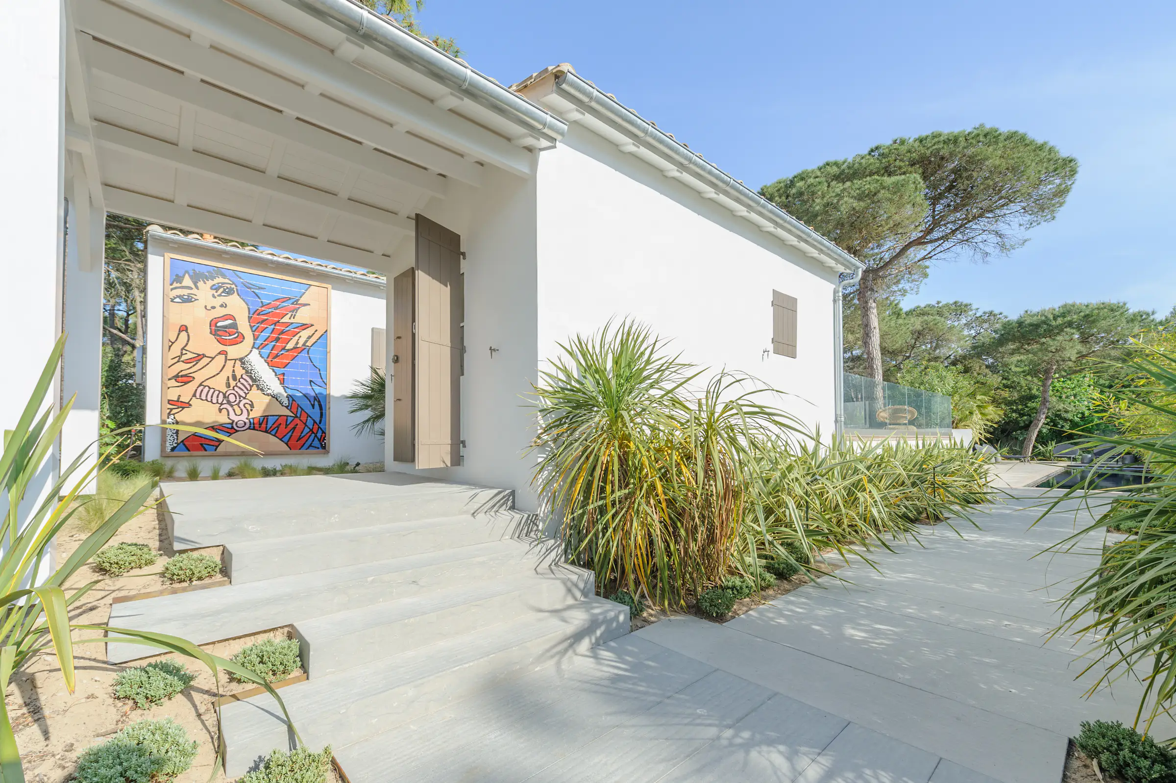 entrée maison île de Ré