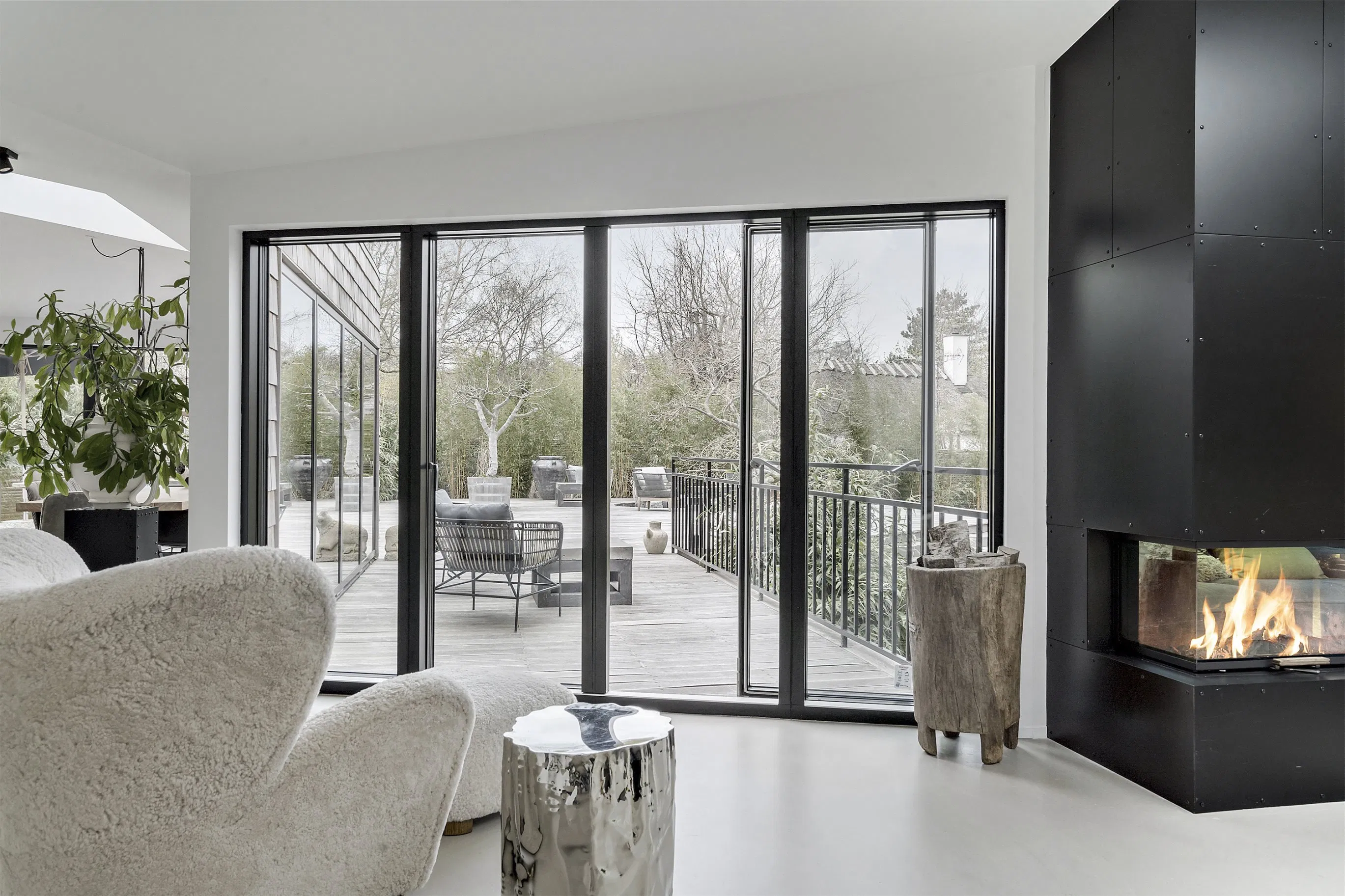 salon design couleurs sobres