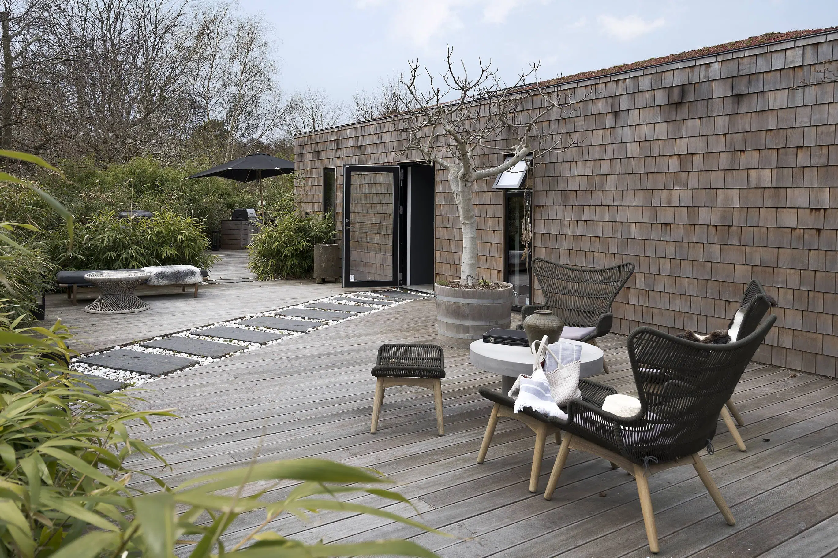 maison en bois rénovée Danemark