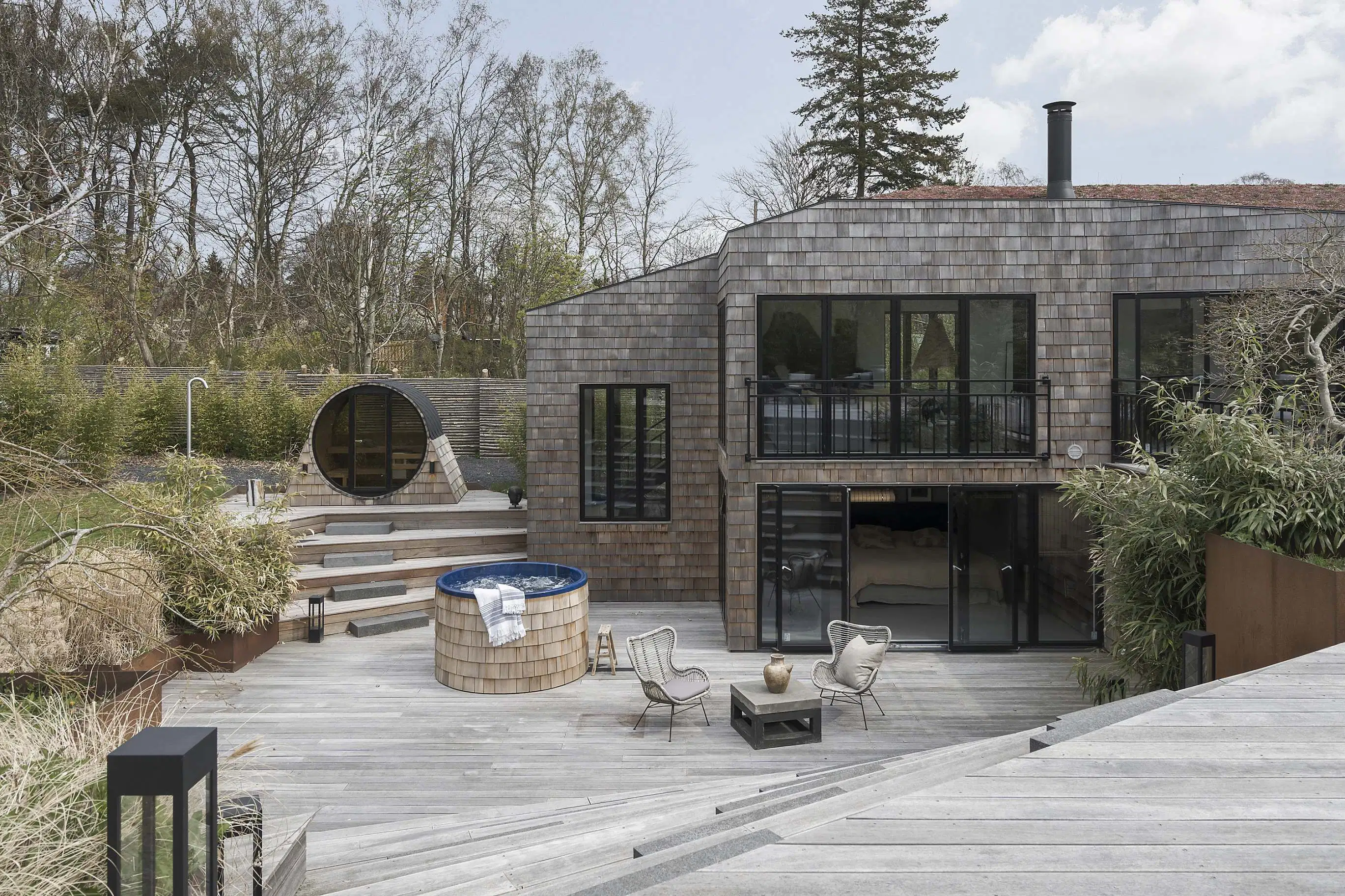 maison en bois rénovée Danemark