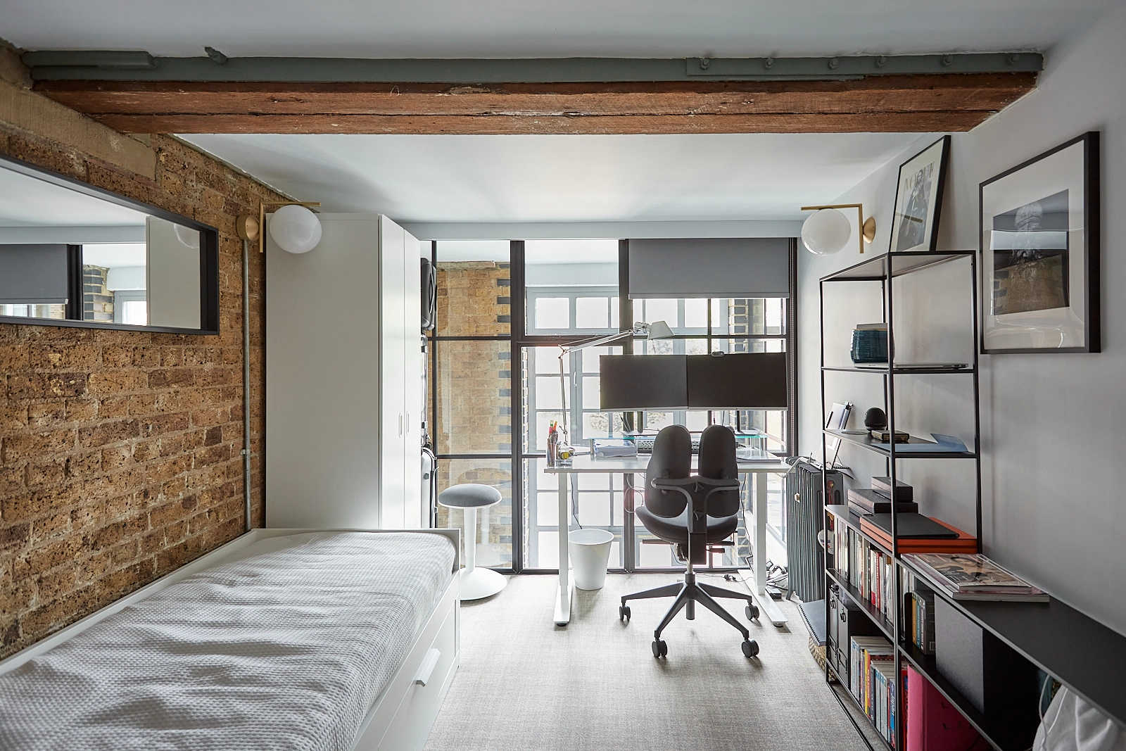 chambre fenêtre intérieur Crittall chambre fenêtre intérieur Crittall