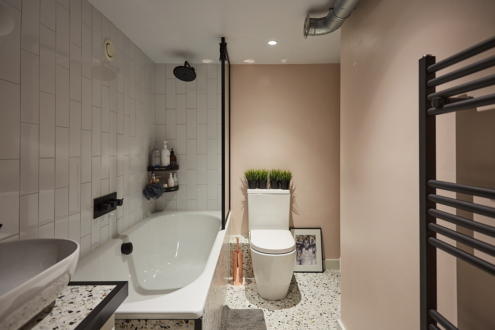 salle de bain terrazzo style industriel salle de bain terrazzo style industriel