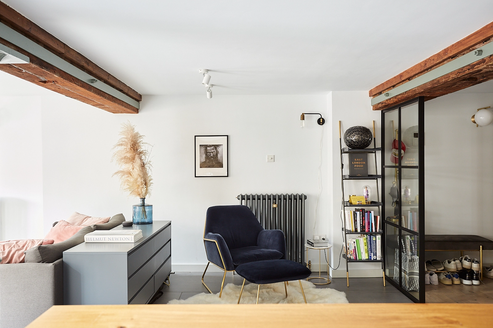 salon loft avec verrières salon loft avec verrières