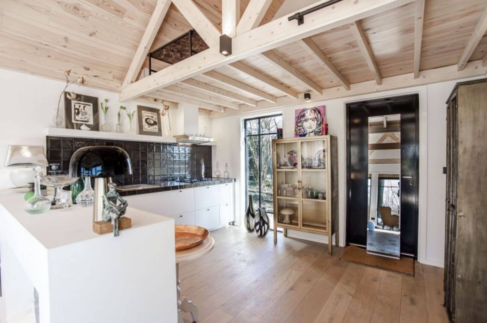 cuisine avec zelliges noires
