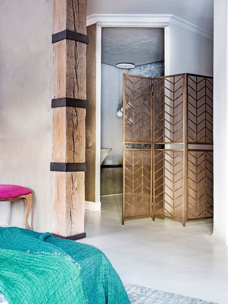 chambre avec revêtement en microciment chambre avec revêtement en microciment