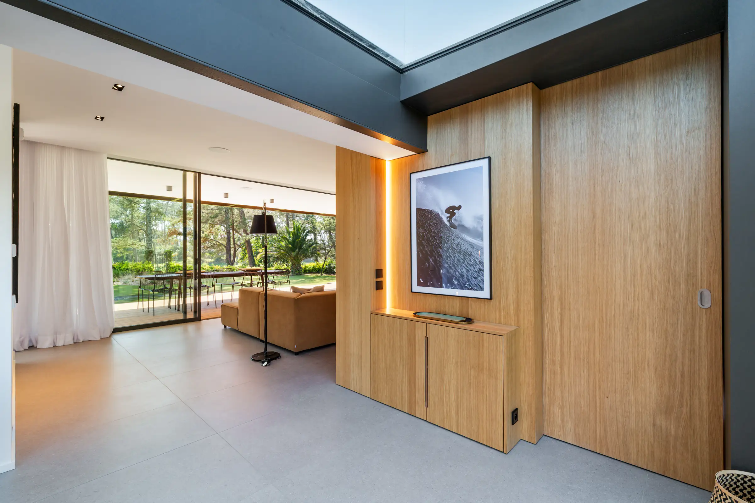 entrée maison d'architecte