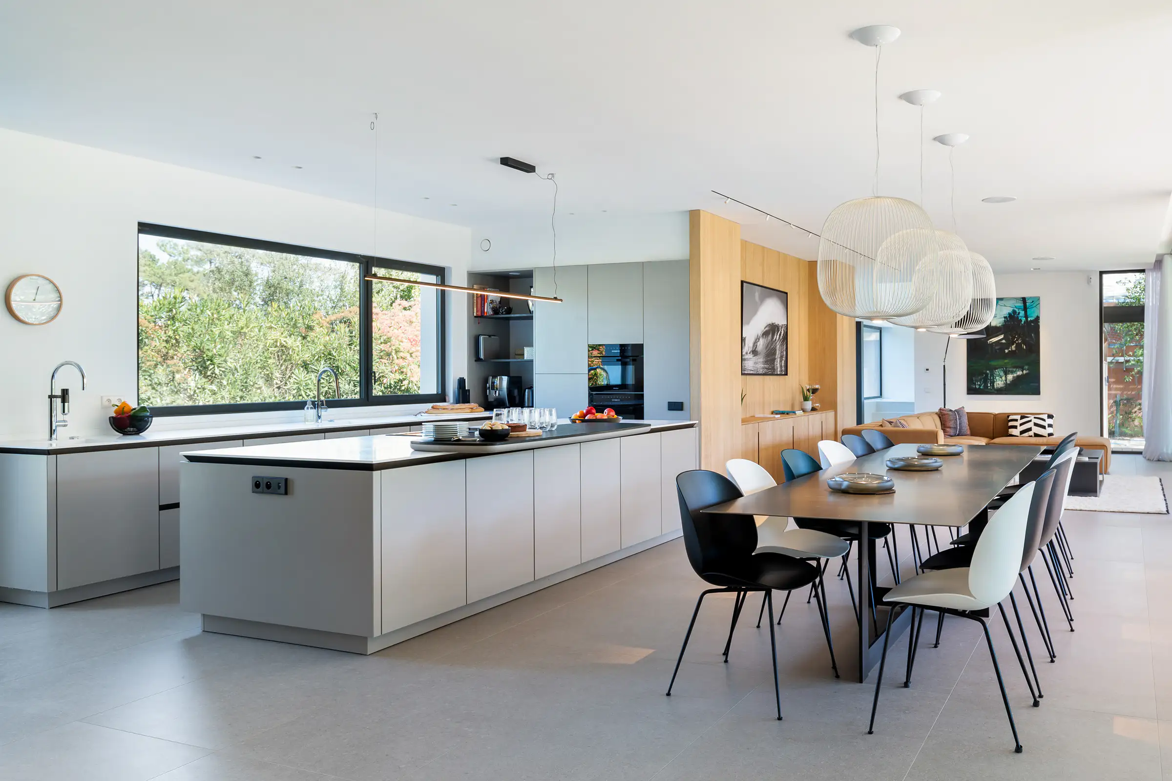 cuisine ouverte maison contemporaine déco design