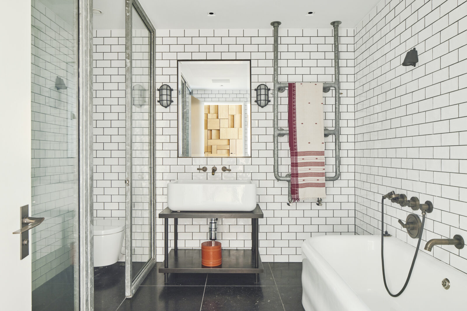 salle de bain appartement vintage Londres salle de bain appartement vintage Londres