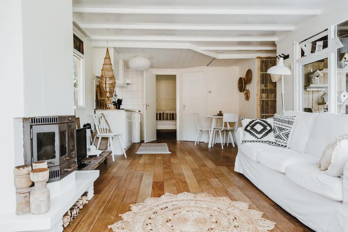 salon déco bohème inspirée par Ibiza