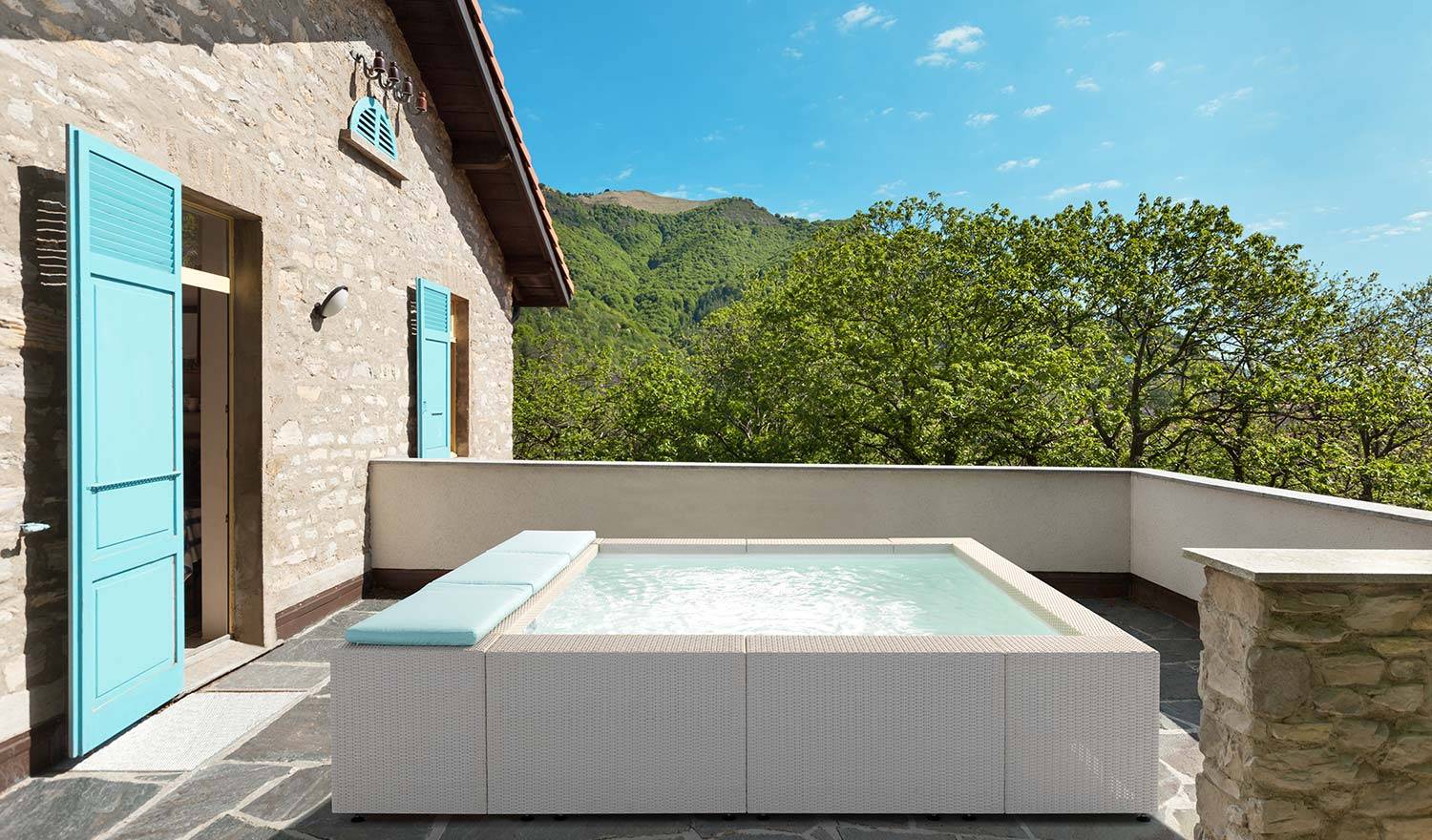 piscine résine