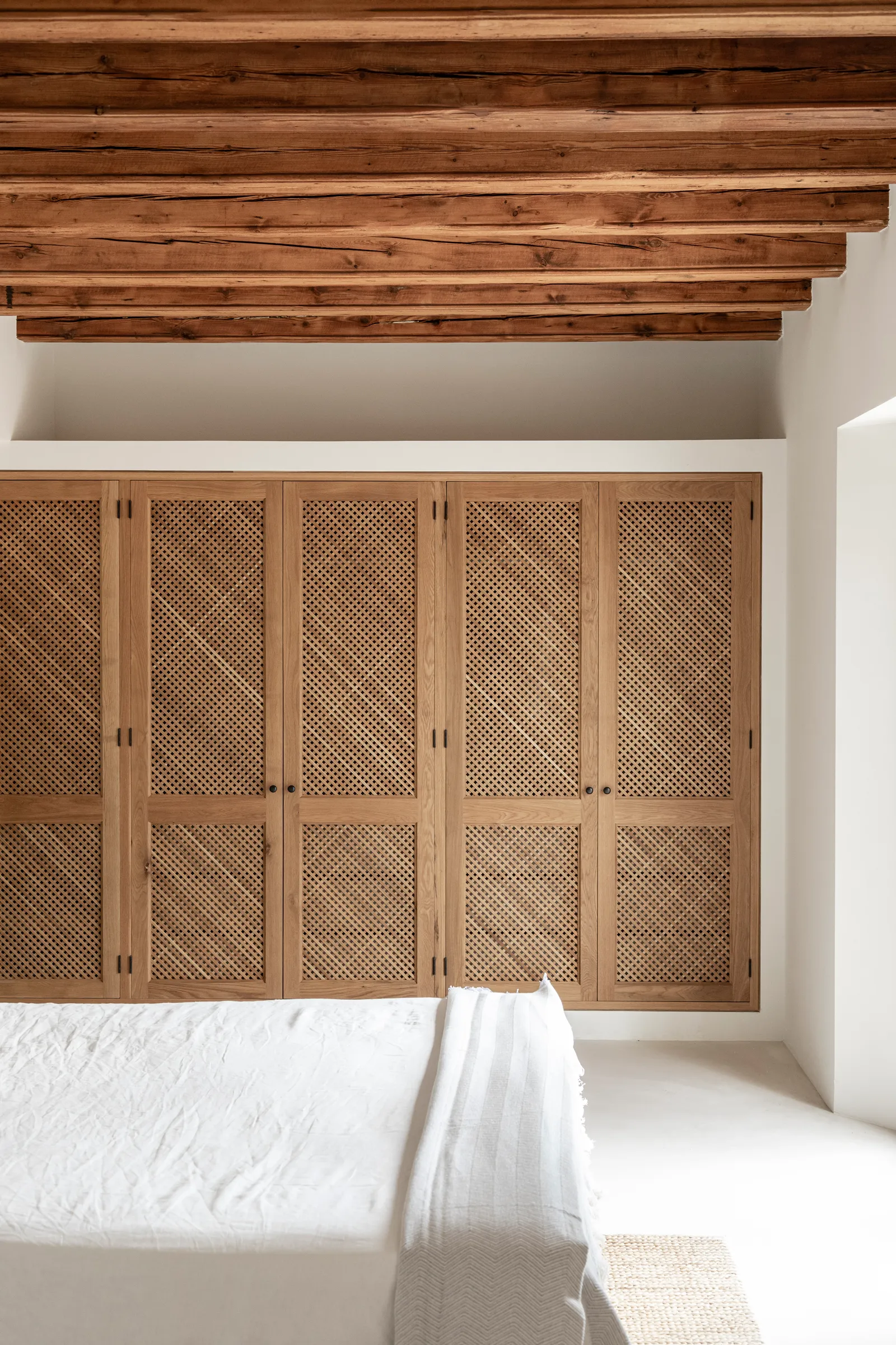 chambre avec dressing bois