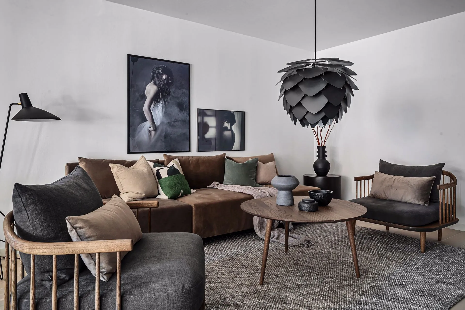 salon appartement à la décoration contemporaine