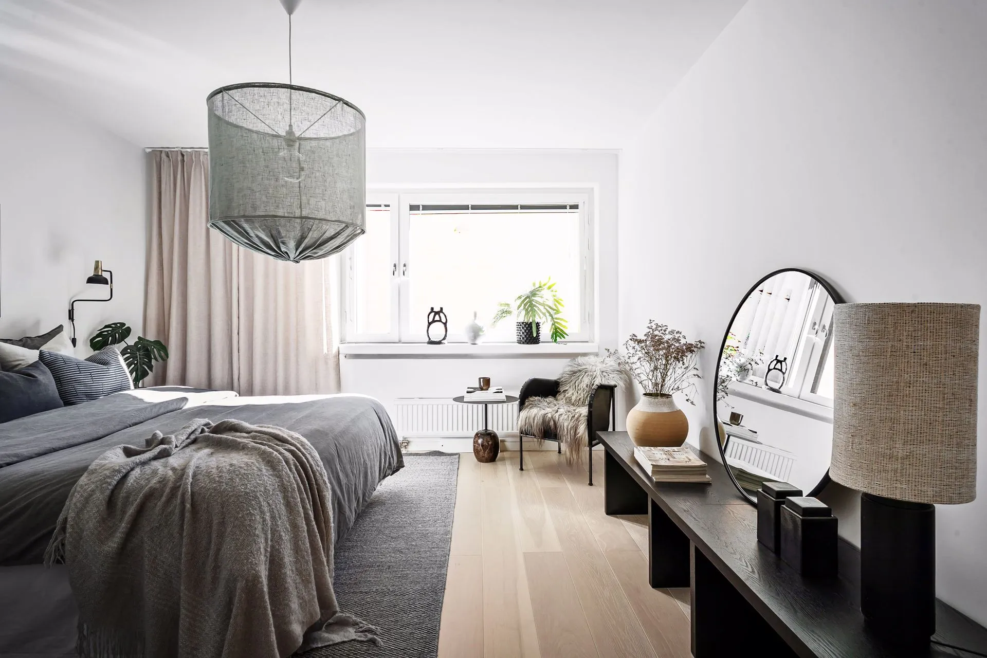 chambre décoration scandinave