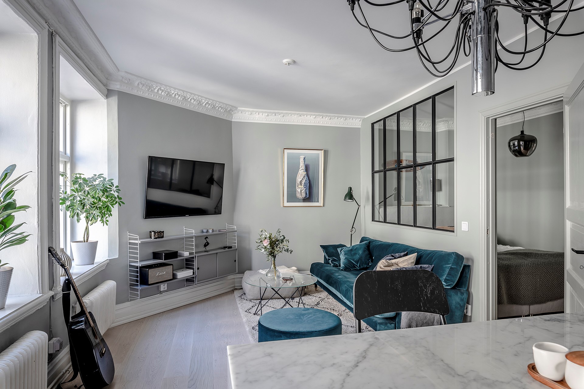 petit appartement avec chambre verrière