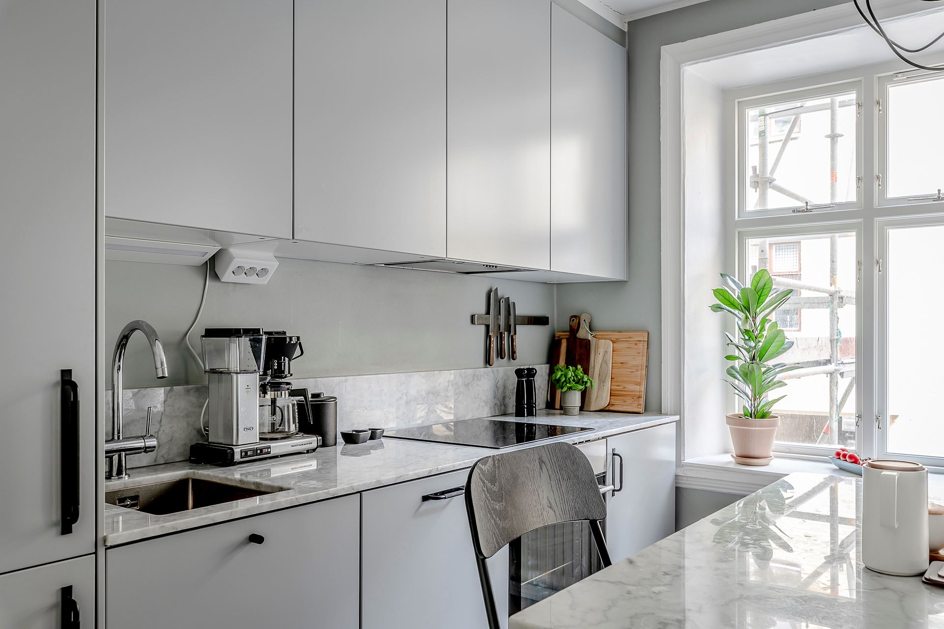 cuisine design grise