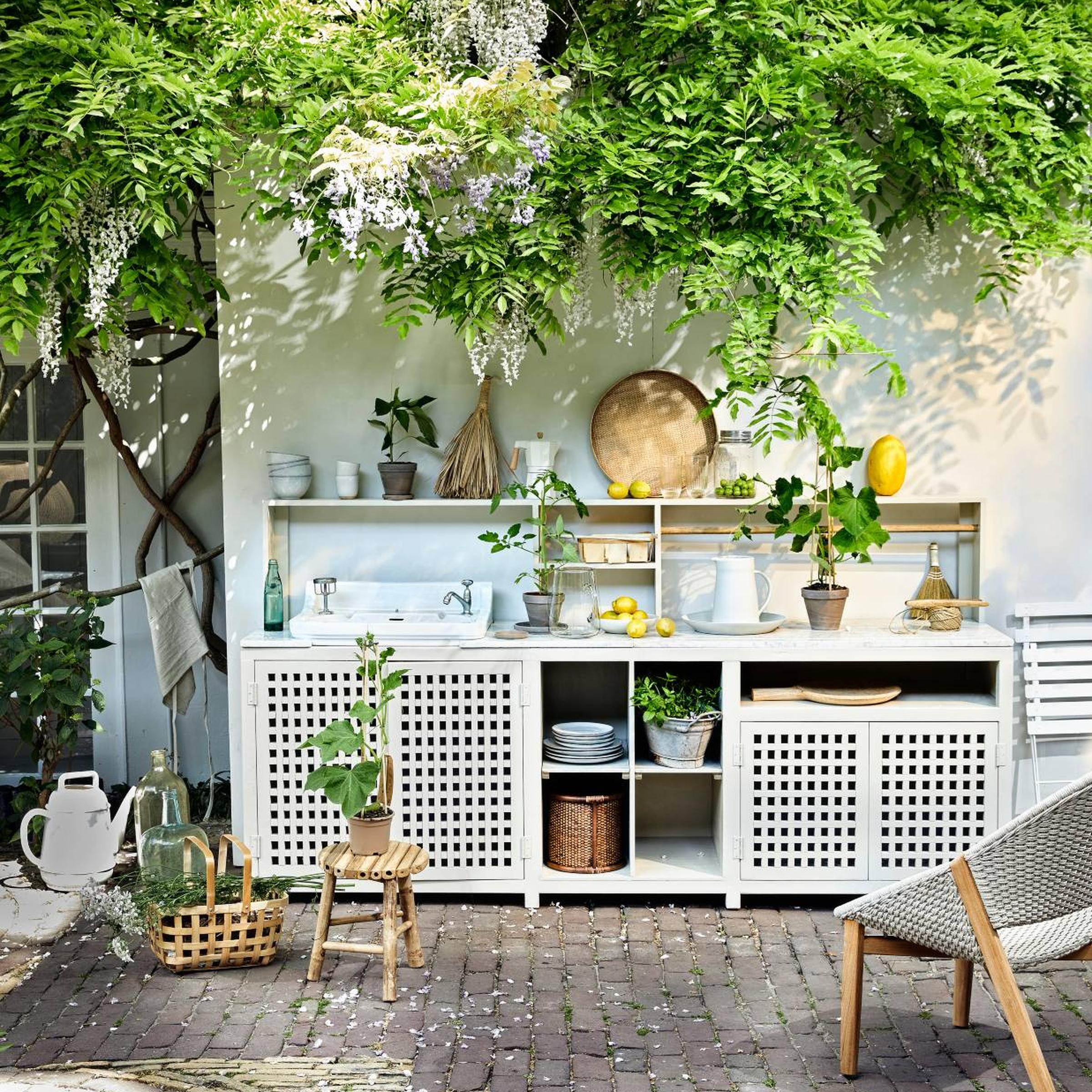cuisine d cuisine d'été aménagement de jardin
