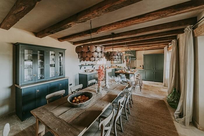cuisine maison en pierres Stanzia Vinella