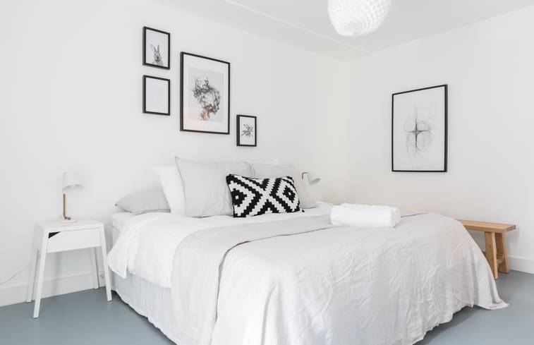 chambre déco blanche