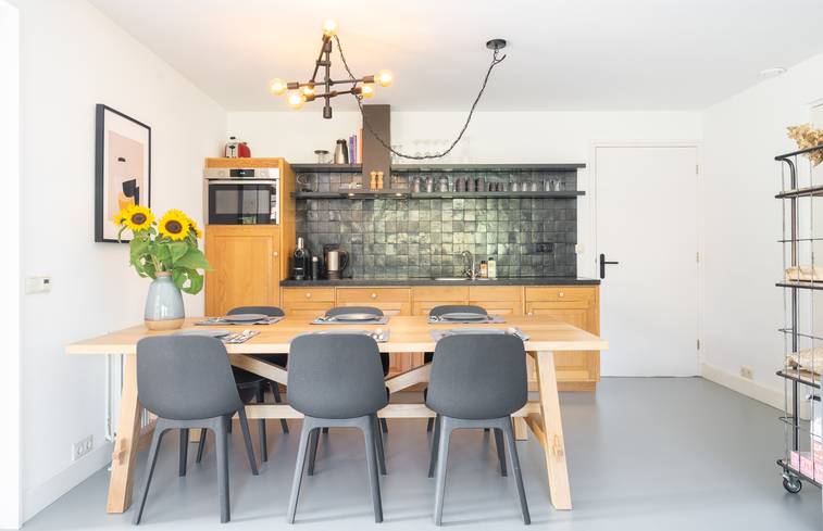 cuisine ouverte maison de campagne