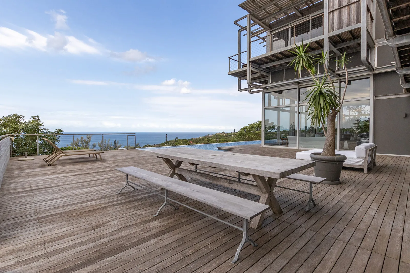 extérieur maison architecte vue mer