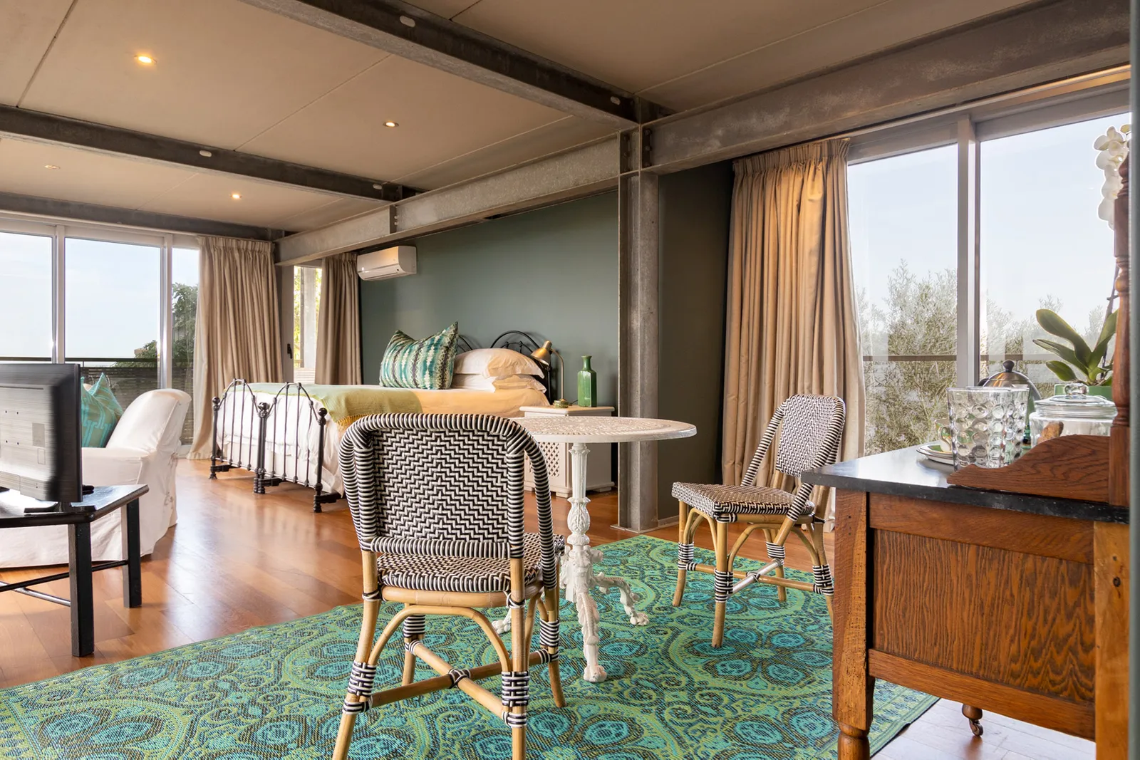 chambre maison vue mer