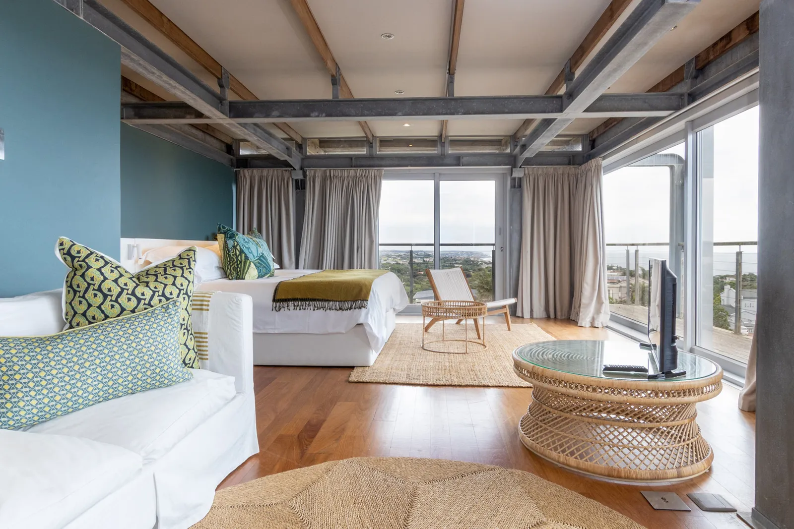 chambre maison vue mer