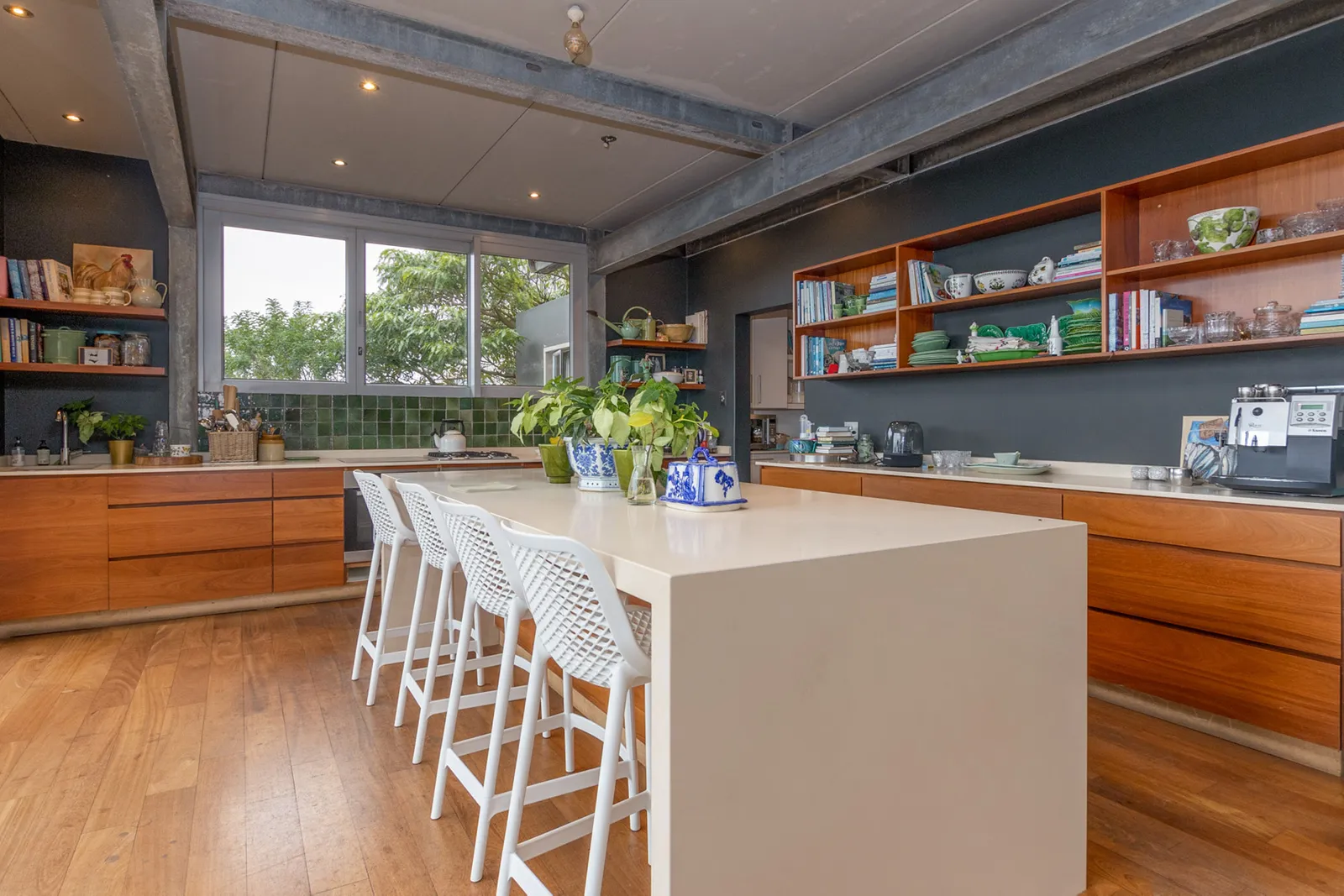 cuisine bois maison d'architecte