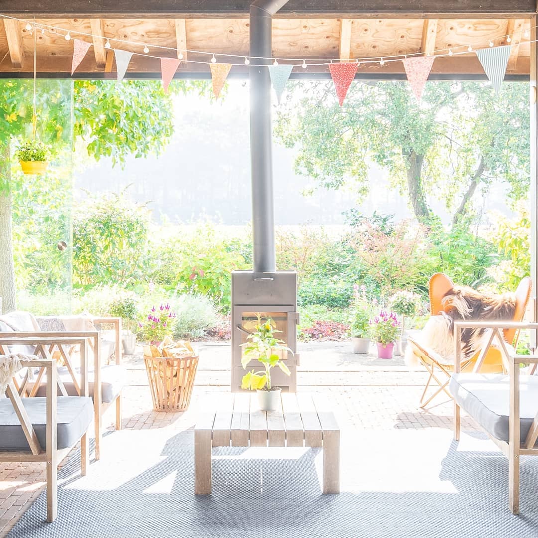 terrasse vitrée maison de campagne