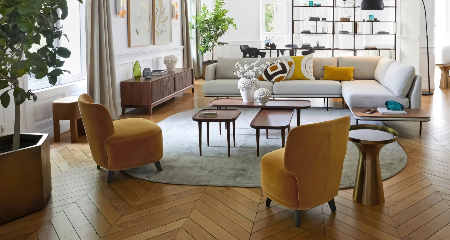 salon décoration contemporaine dans appartement haussmannien salon décoration contemporaine dans appartement haussmannien