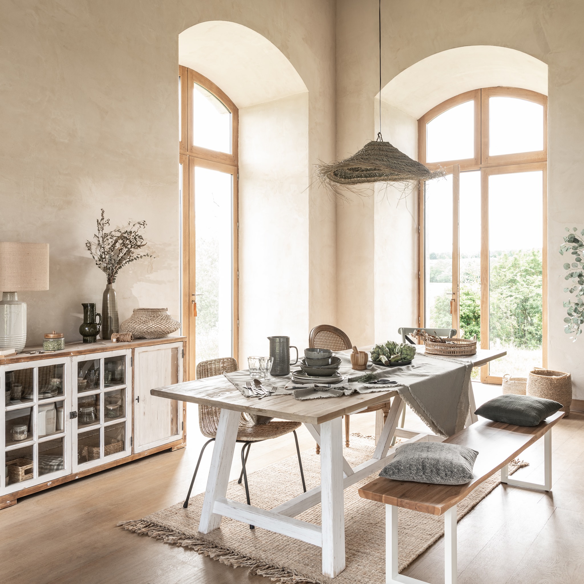 salle à manger Maisons du Monde nouveautés automne hiver 2021/2022 Anduze salle à manger Maisons du Monde nouveautés automne hiver 2021/2022 Anduze