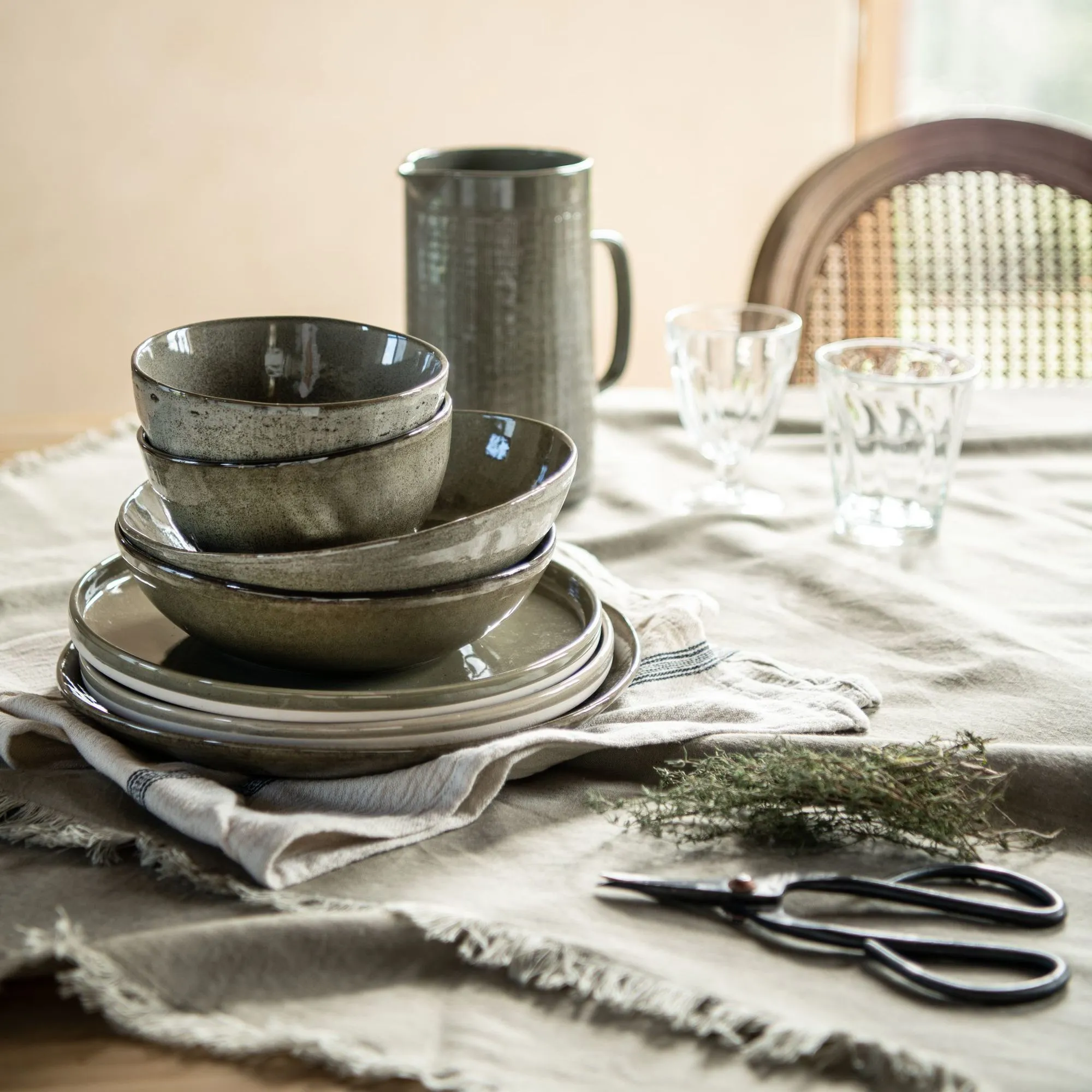 vaisselle Maisons du Monde nouveautés automne hiver 2021/2022 Anduze vaisselle Maisons du Monde nouveautés automne hiver 2021/2022 Anduze